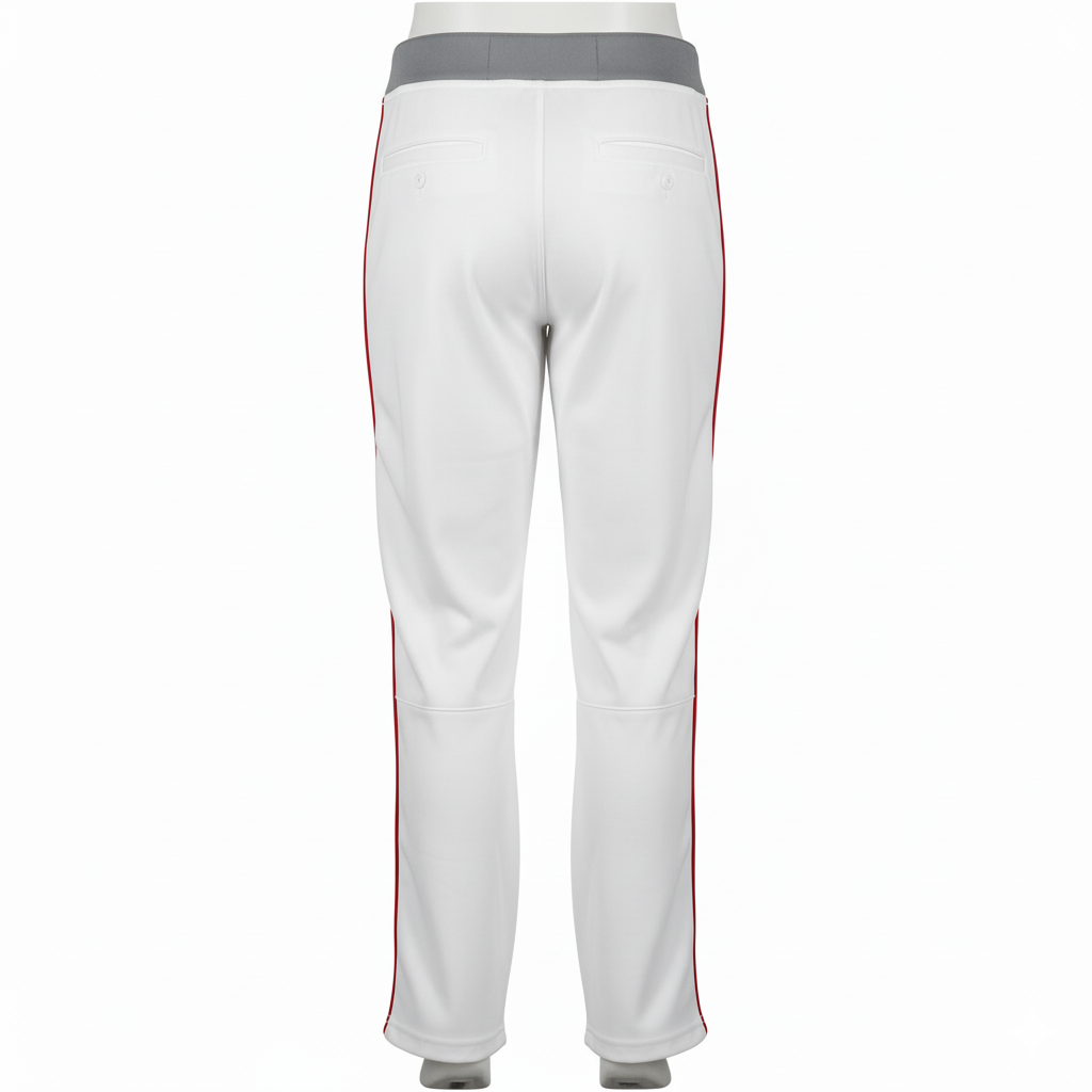 Custom Softball Full-Length Pants - Back View - HAMCO Sports Inc.