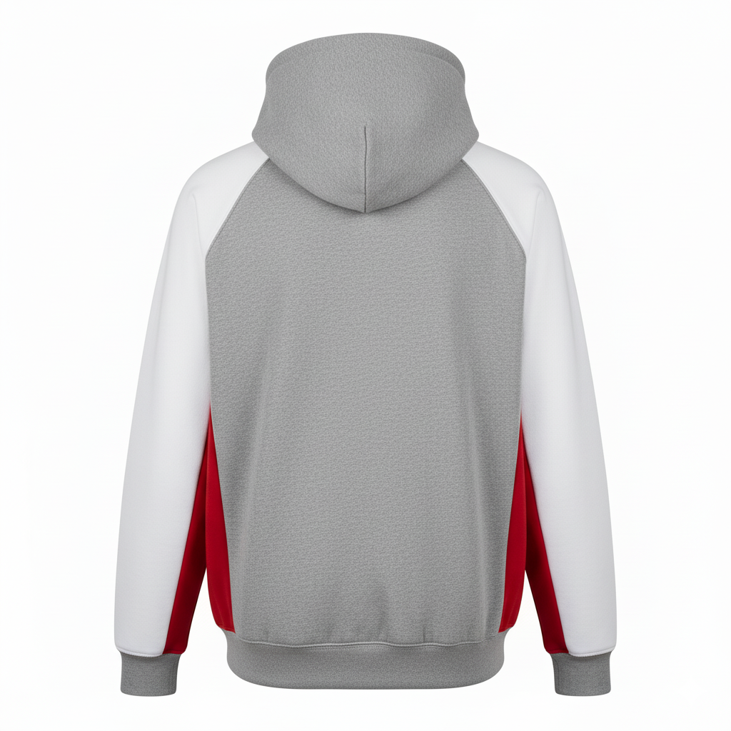 Custom Softball Full-Zip Hoodie - Back View - HAMCO Sports Inc.