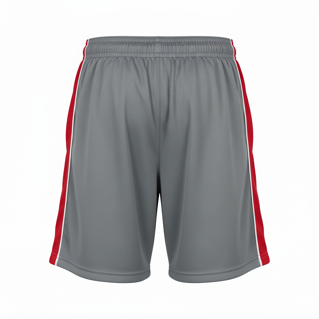 Custom Softball Training Shorts - Back View - HAMCO Sports Inc.