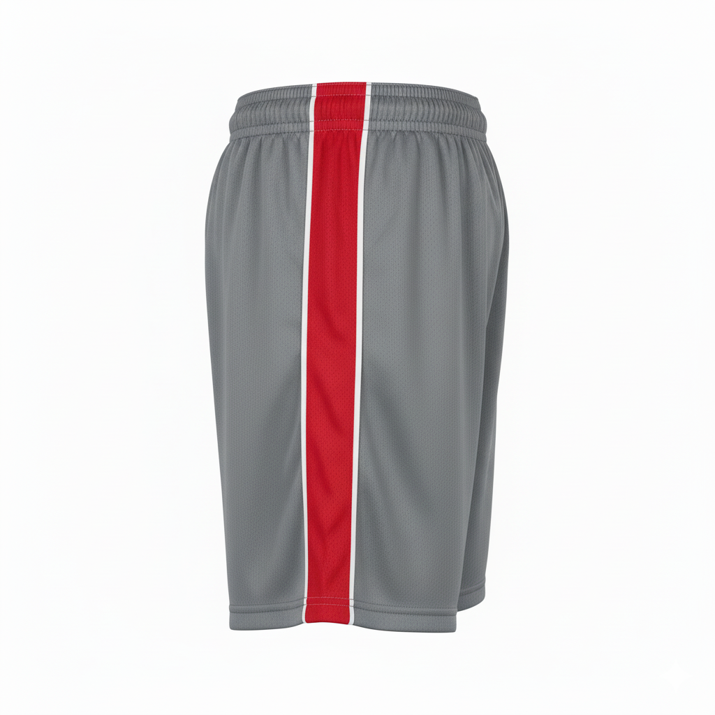 Custom Softball Training Shorts - Side View - HAMCO Sports Inc.