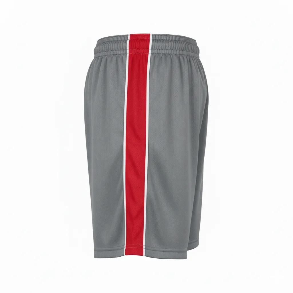 Custom Softball Training Shorts - Side View - HAMCO