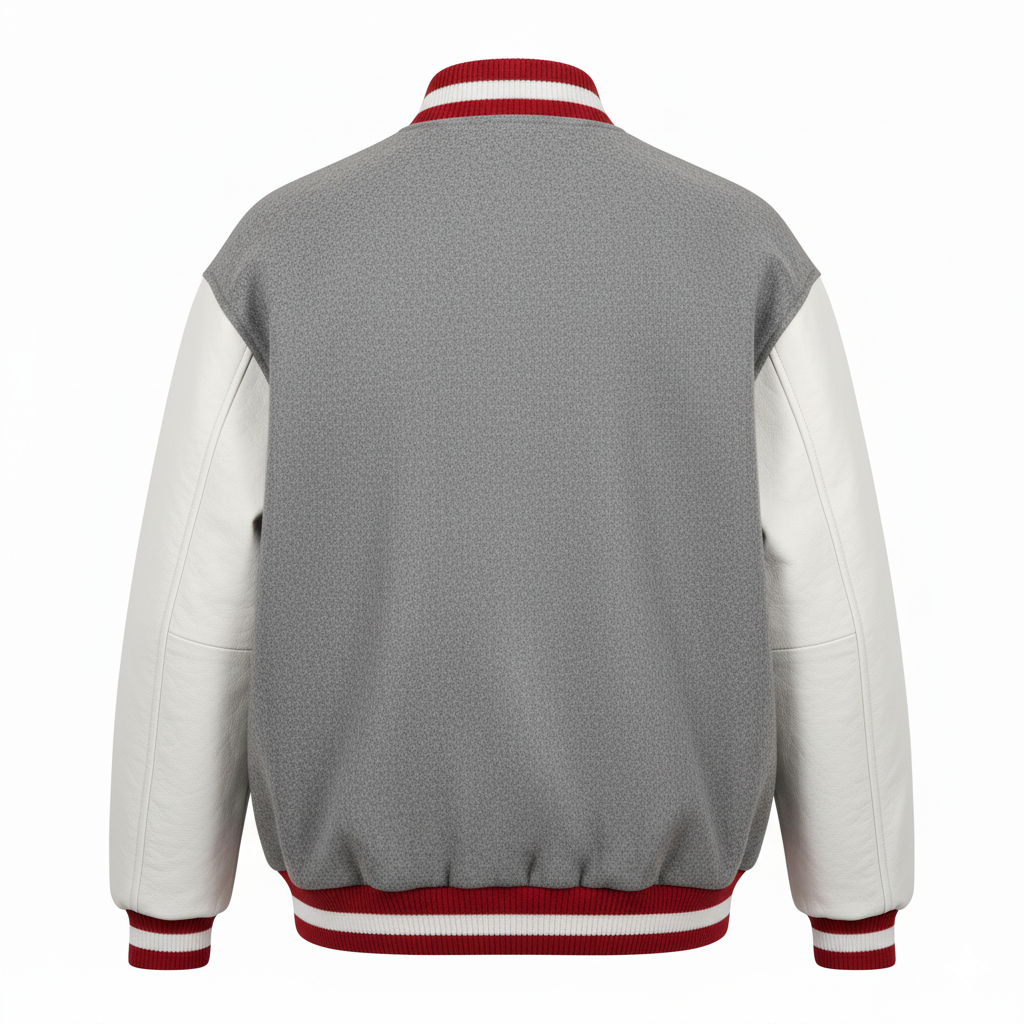 Custom Softball Varsity Jacket - Back View - HAMCO Sports Inc.