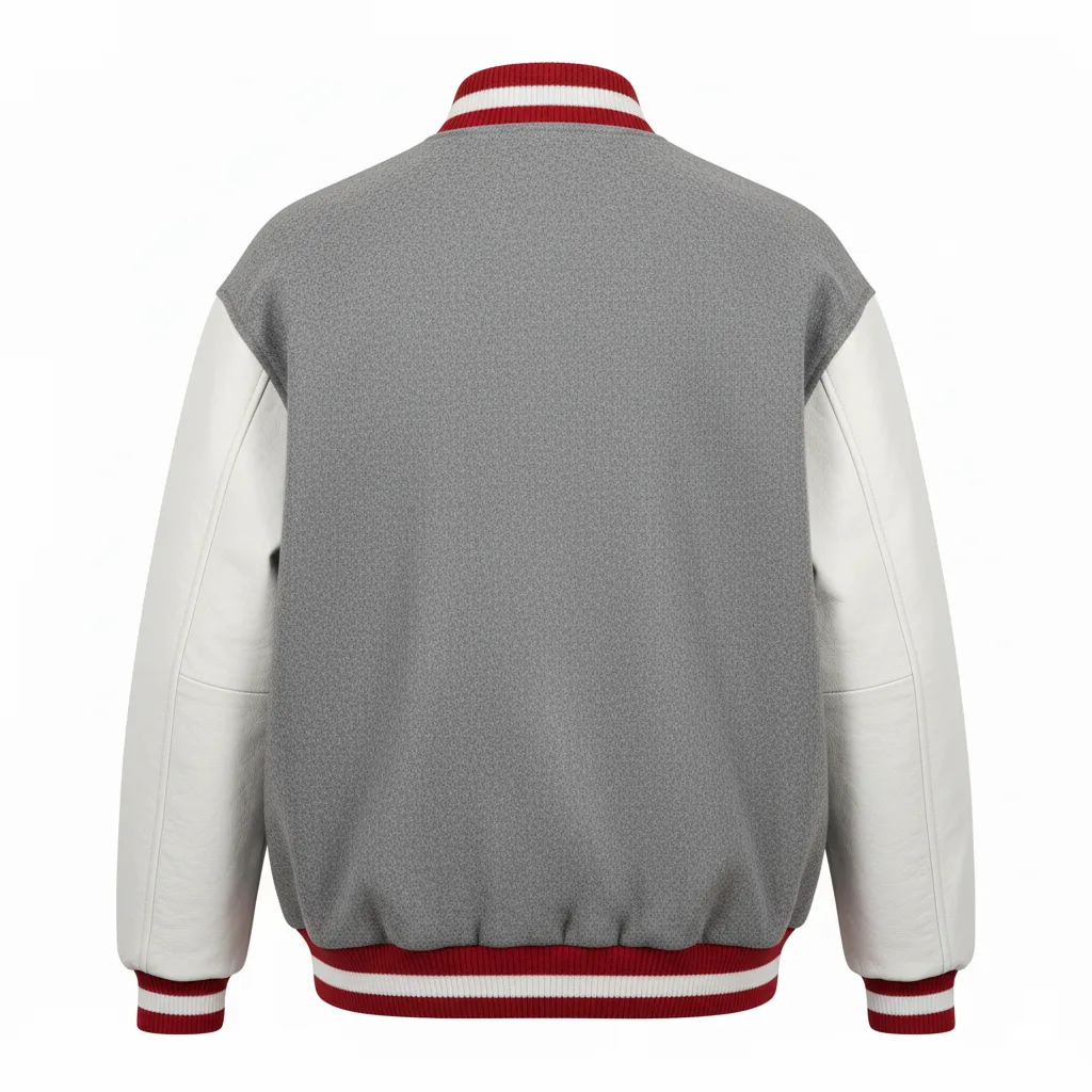 Custom Softball Varsity Jacket - Back View - HAMCO
