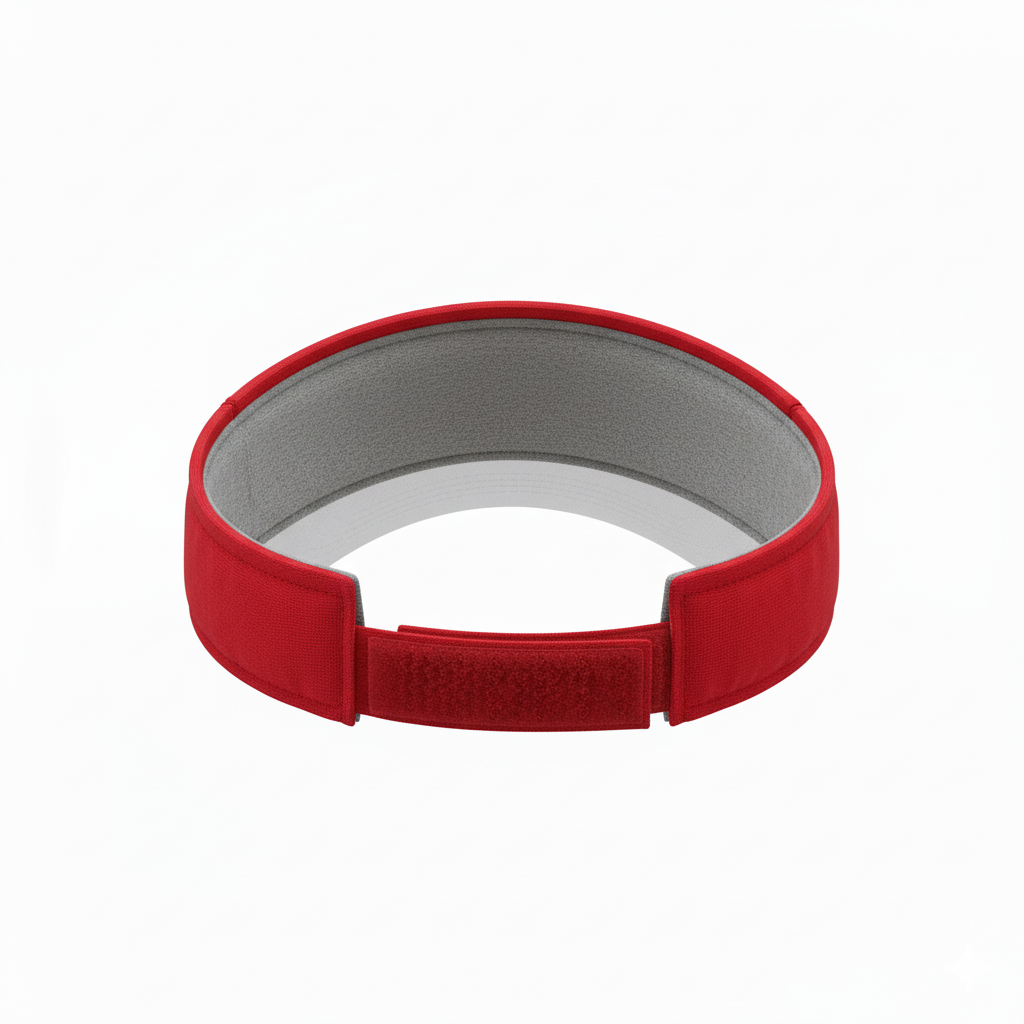 Custom Softball Visor - Back View - HAMCO Sports Inc.