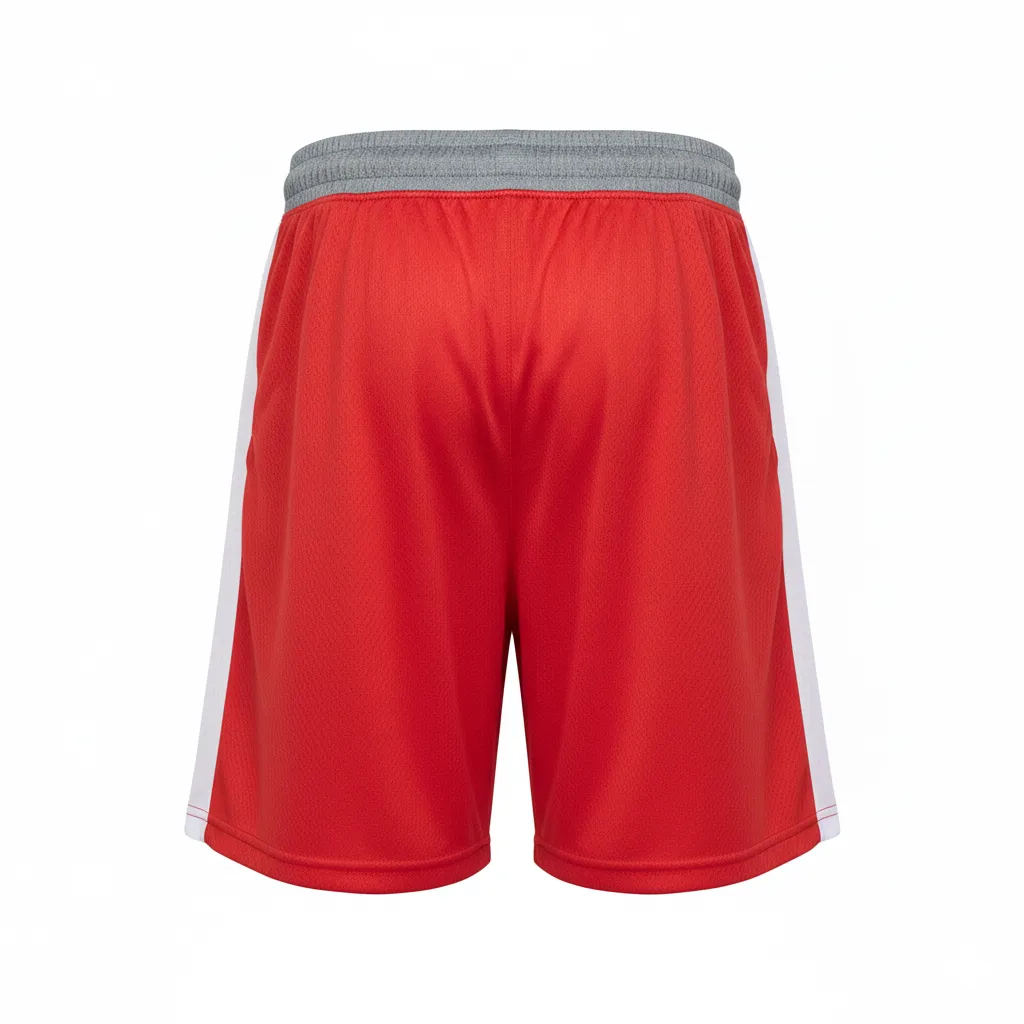 Custom Volleyball Athletic Shorts - Back View - HAMCO