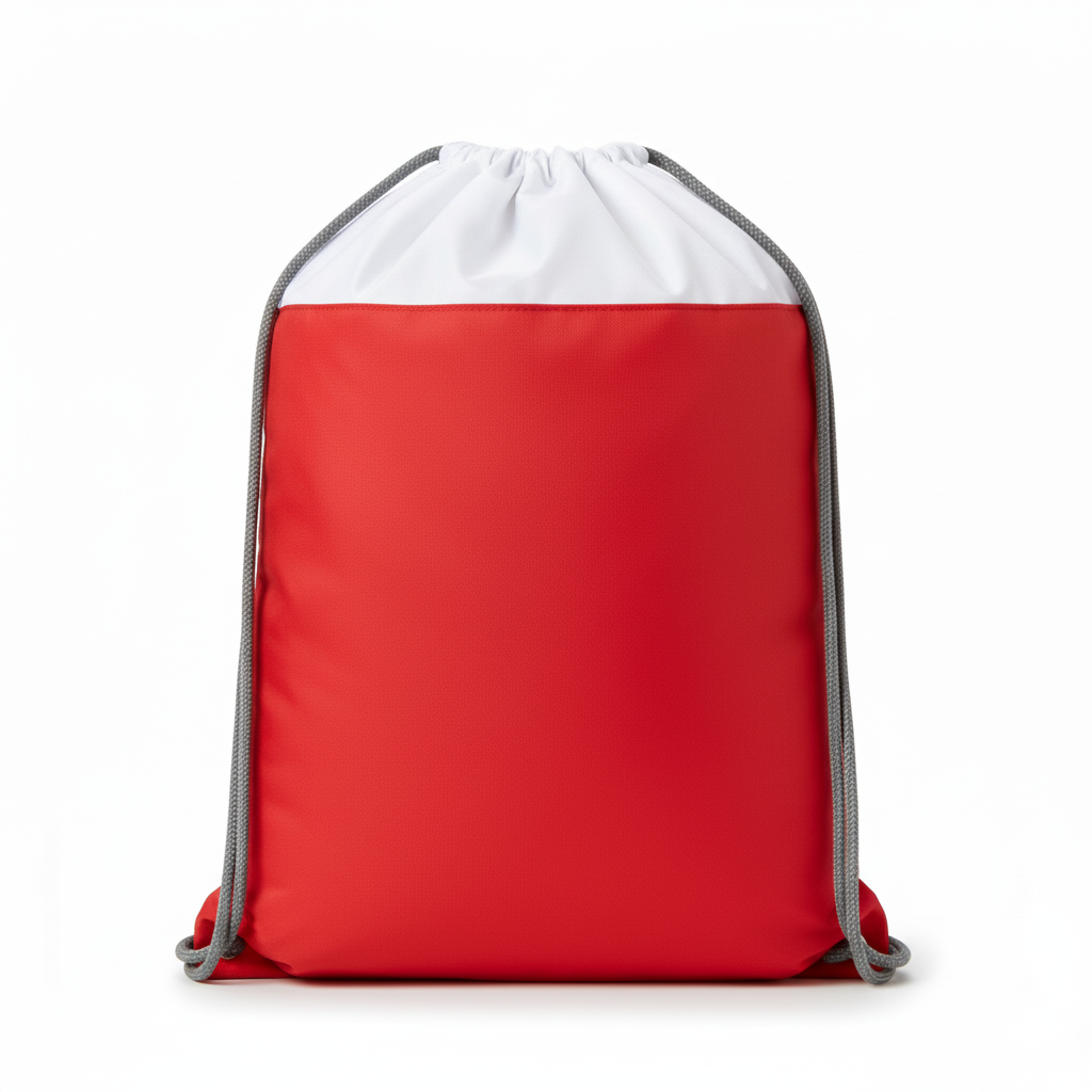 Custom Volleyball Cinch Bag - Back View - HAMCO Sports Inc.