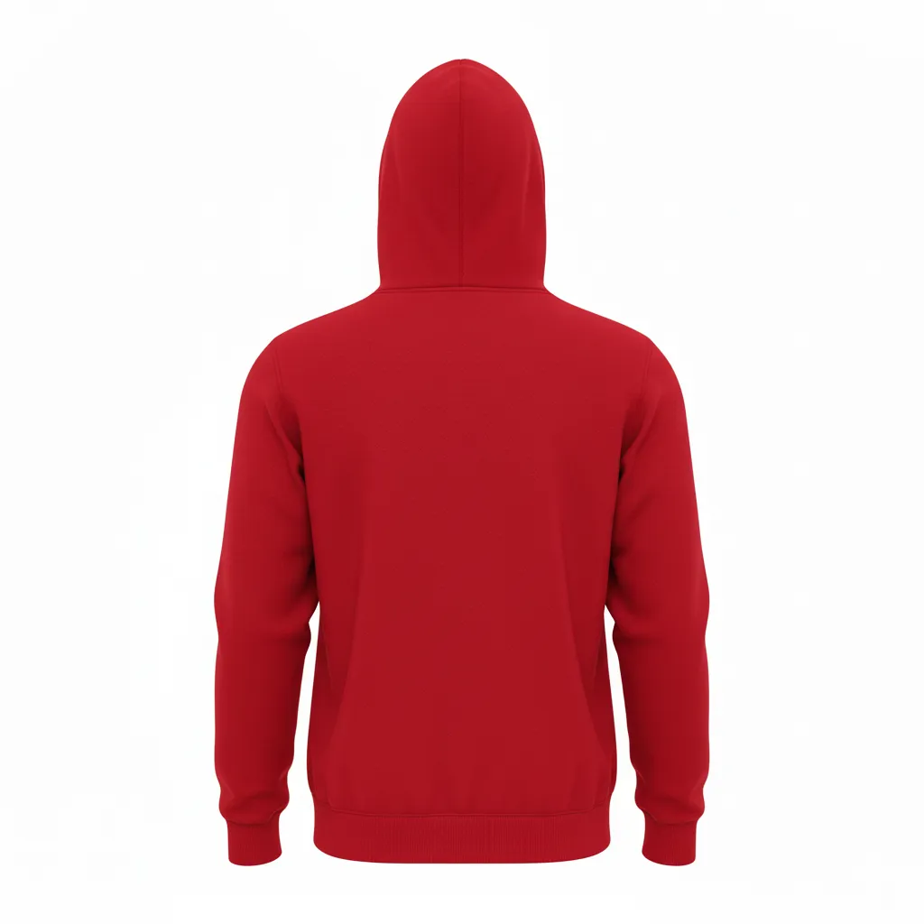 Custom Volleyball Pullover Hoodie - Back View - HAMCO