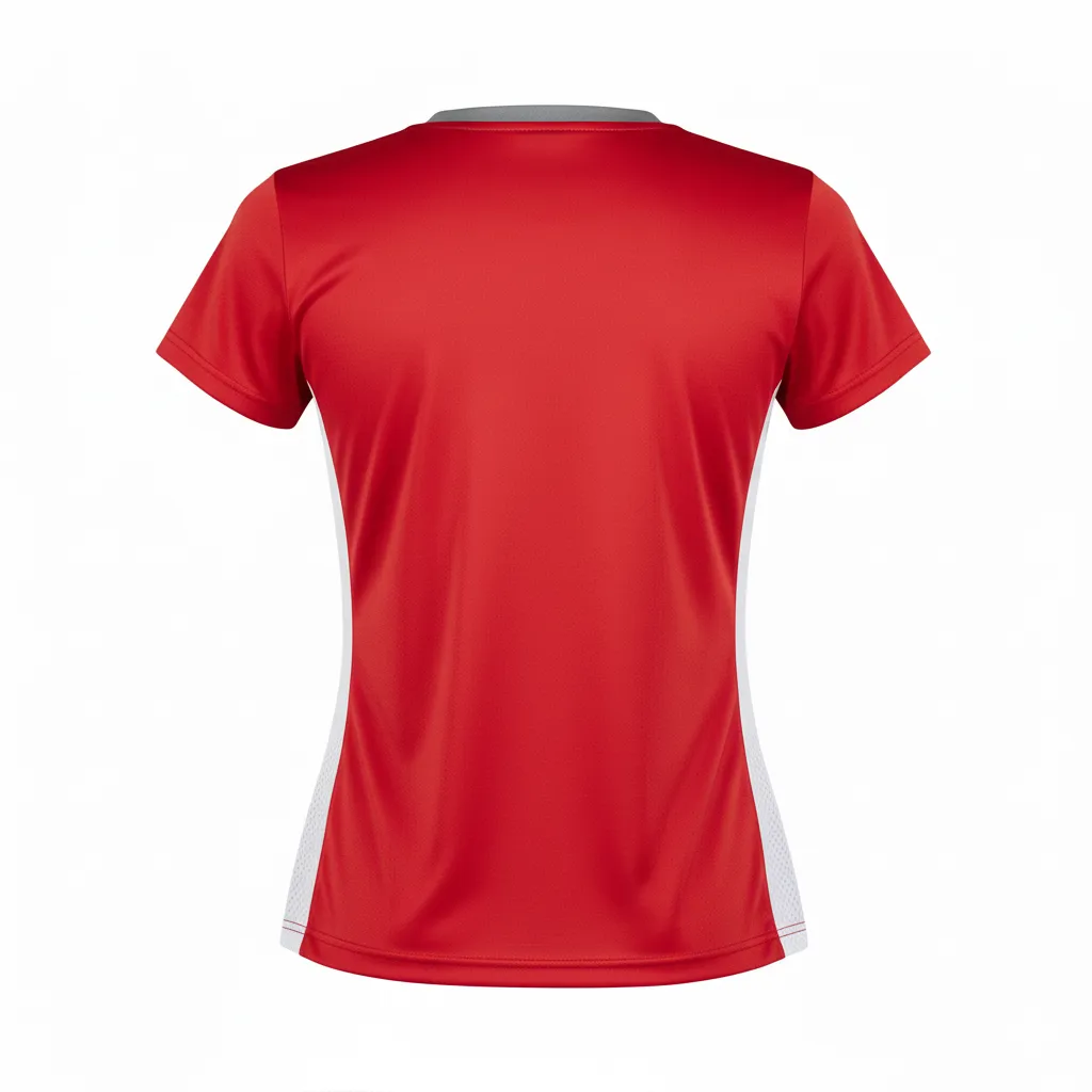 Custom Volleyball Short Sleeve T-Shirt - Back View - HAMCO