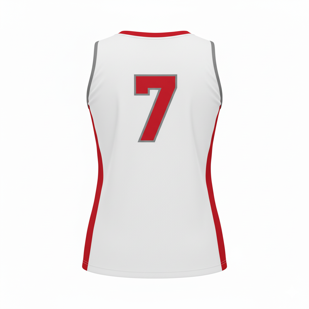 Custom Volleyball Sleeveless Jersey - Back View - HAMCO Sports Inc.
