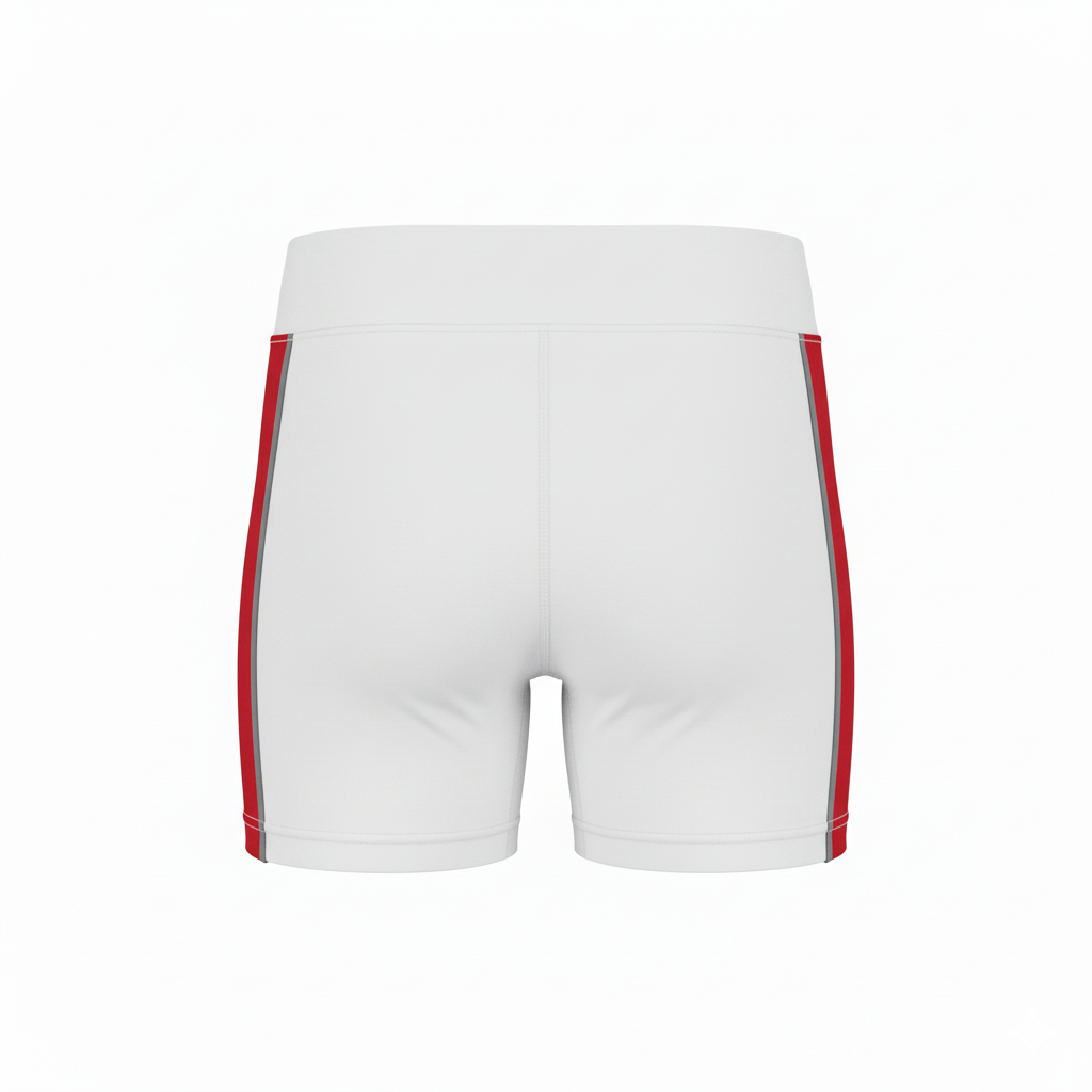 Custom Volleyball Competition Shorts - Back View - HAMCO Sports Inc.