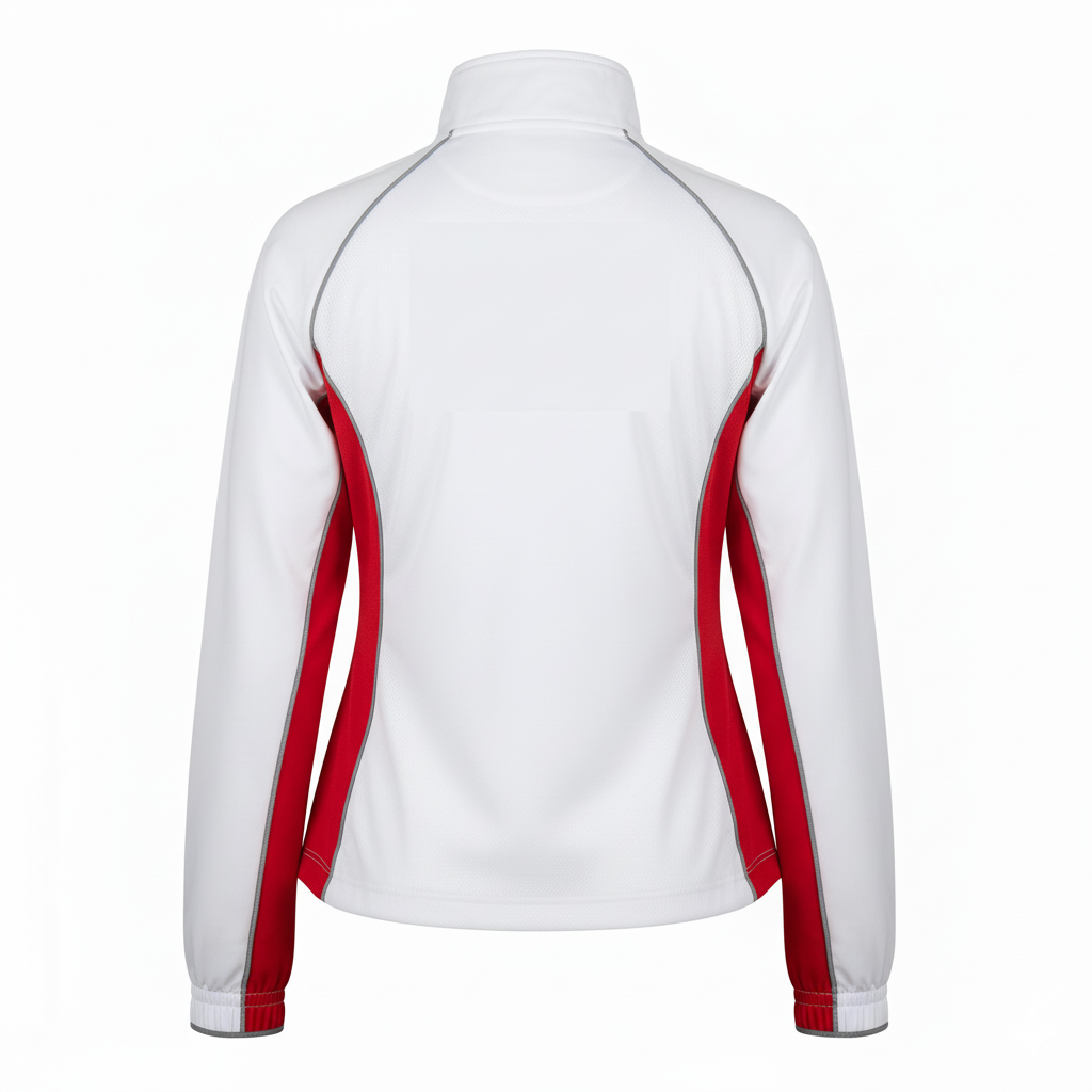 Custom Volleyball Warm-Up Jacket - Back View - HAMCO Sports Inc.