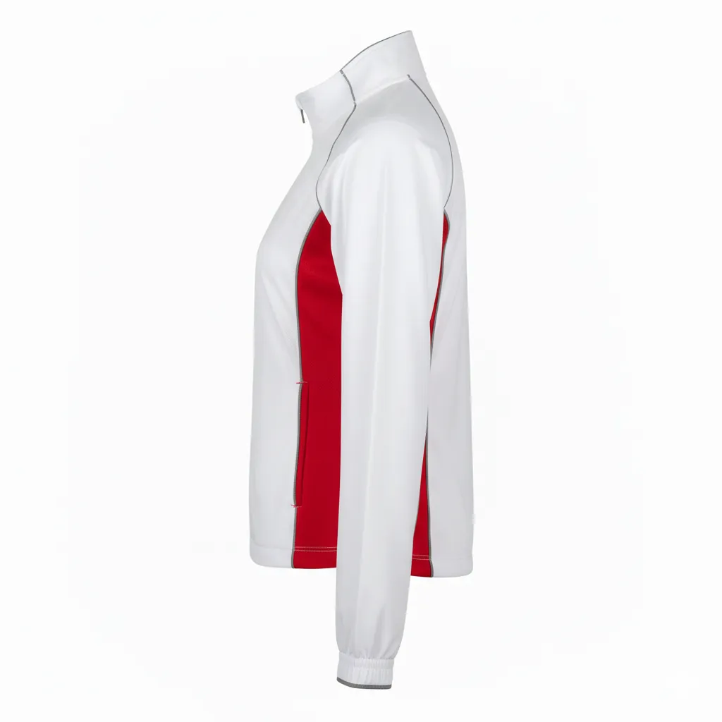 Custom Volleyball Warm-Up Jacket - Side View - HAMCO