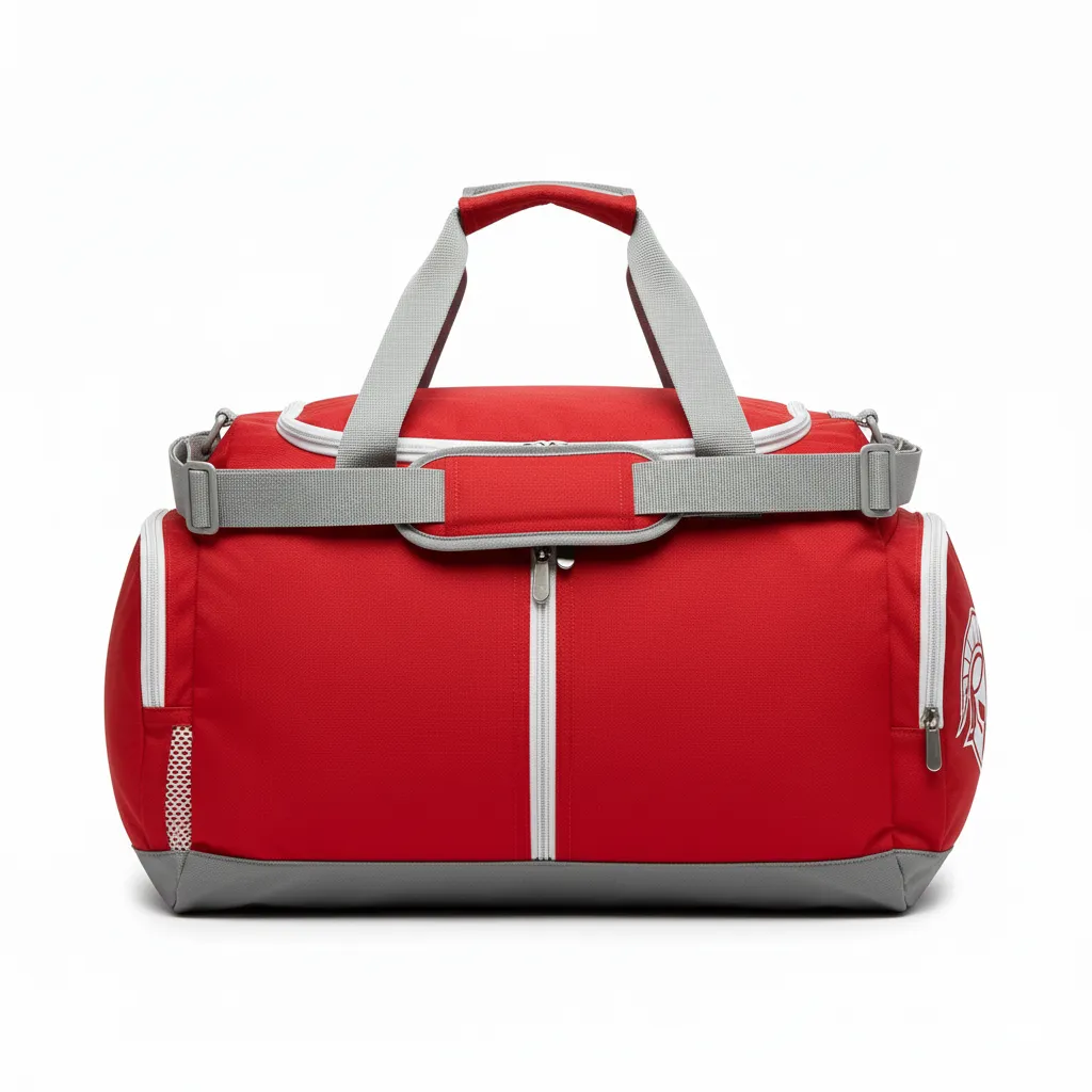 Custom Wrestling Duffle Bag - Back View - HAMCO