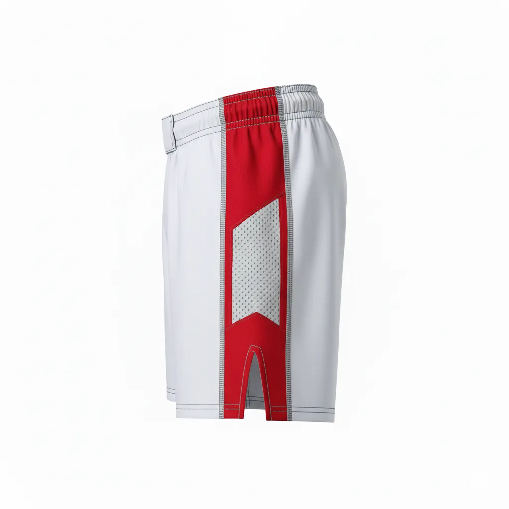 Custom Wrestling Fight Shorts - Side View - HAMCO
