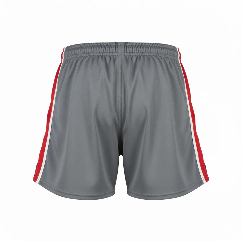 Custom Wrestling Practice Shorts - Back View - HAMCO