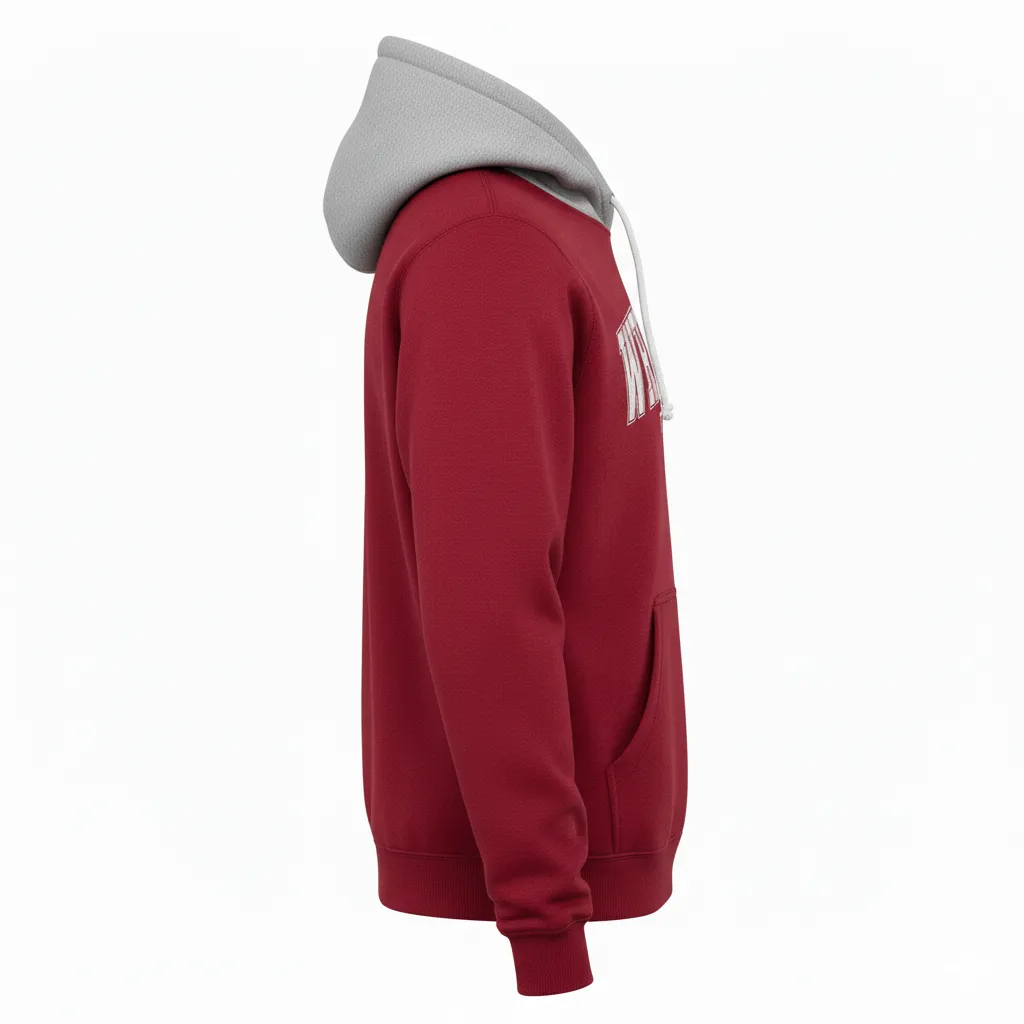 Custom Wrestling Pullover Hoodie - Side View - HAMCO