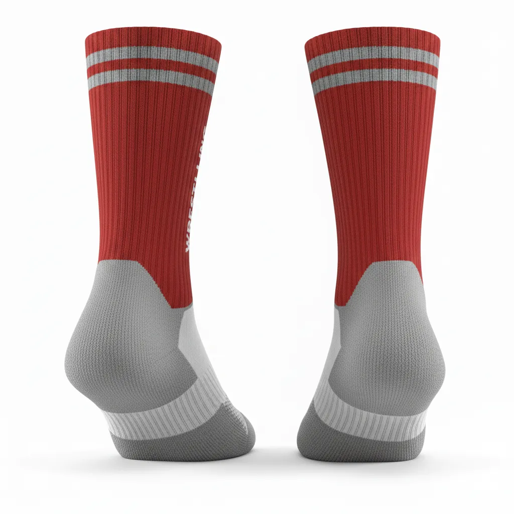 Custom Wrestling Socks - Side View - HAMCO